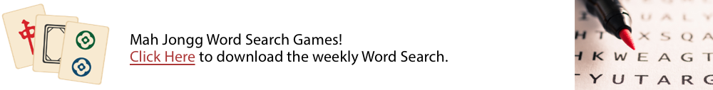 Mah Jongg Word Search Games